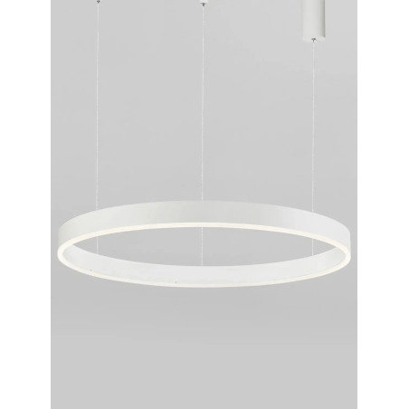 Lampa wisząca okrągła ring - ściemniacz triac Lupia 100cm LED 3000K biała