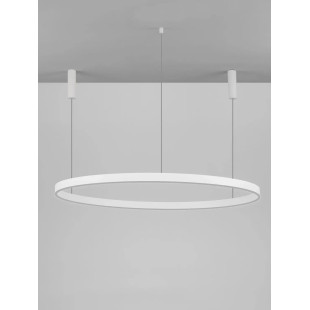 Lampa wisząca okrągła ring - ściemniacz triac Lupia 150cm LED 3000K biała