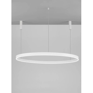 Lampa wisząca okrągła ring - ściemniacz triac Lupia 150cm LED 3000K biała