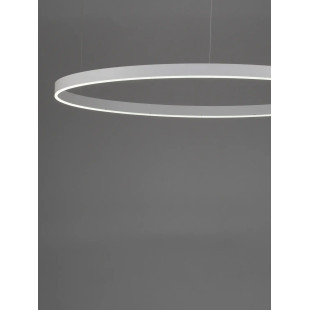 Lampa wisząca okrągła ring - ściemniacz triac Lupia 150cm LED 3000K biała