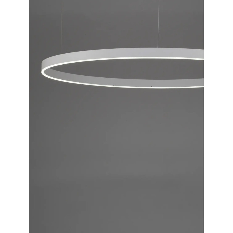 Lampa wisząca okrągła ring - ściemniacz triac Lupia 150cm LED 3000K biała