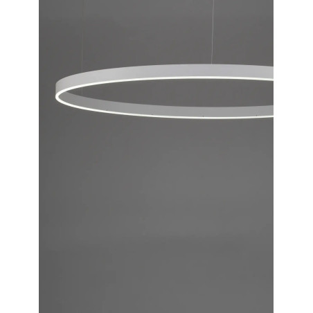 Lampa wisząca okrągła ring - ściemniacz triac Lupia 150cm LED 3000K biała