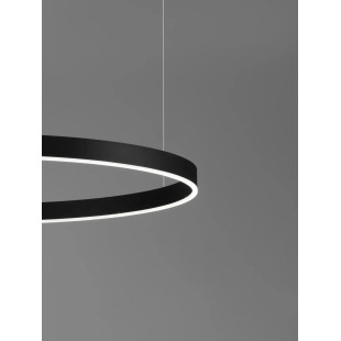 Lampa wisząca okrągła ring - z pilotem sterowania Lupia 150cm LED 2700-6000K czarna