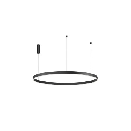 Lampa wisząca okrągła ring - z pilotem sterowania Lupia 150cm LED 2700-6000K czarna