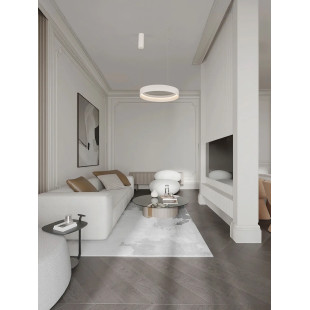 Lampa wisząca ring - ściemniacz triac Marzi 50cm LED CCT 2700-4000K biała
