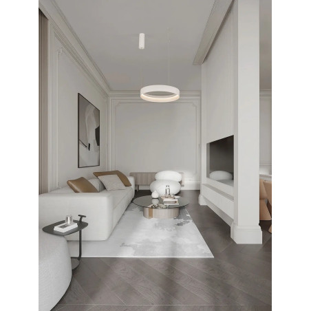 Lampa wisząca ring - ściemniacz triac Marzi 50cm LED CCT 2700-4000K biała