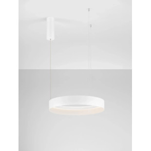 Lampa wisząca ring - ściemniacz triac Marzi 50cm LED CCT 2700-4000K biała