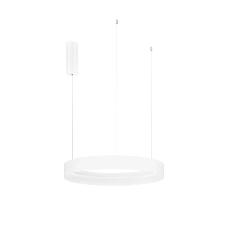 Lampa wisząca ring - ściemniacz triac Marzi 60cm LED CCT 2700-4000K biała