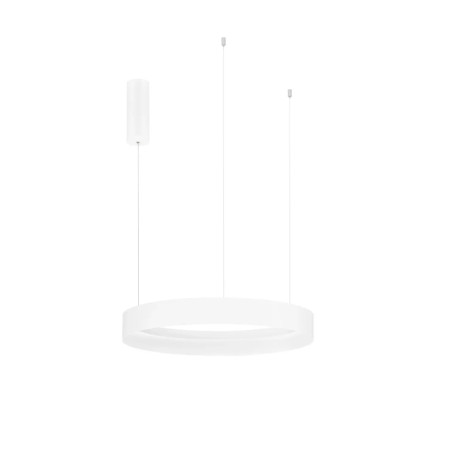Lampa wisząca ring - ściemniacz triac Marzi 60cm LED CCT 2700-4000K biała