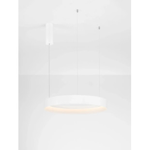 Lampa wisząca ring - ściemniacz triac Marzi 60cm LED CCT 2700-4000K biała