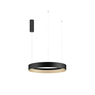 Lampa wisząca ring - ściemniacz triac Marzi 60cm LED CCT 2700-4000K czarna