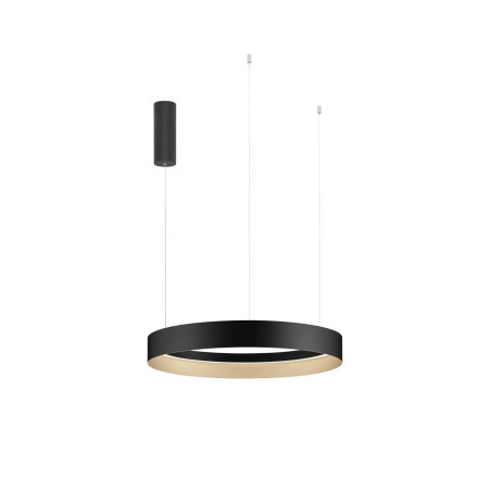 Lampa wisząca ring - ściemniacz triac Marzi 60cm LED CCT 2700-4000K czarna