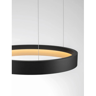 Lampa wisząca ring - ściemniacz triac Marzi 60cm LED CCT 2700-4000K czarna