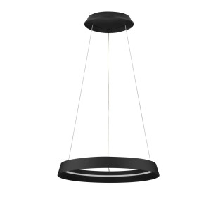Lampa wisząca okrągła ze ściemniaczem Arpino 45cm LED 2700-3000K czarna