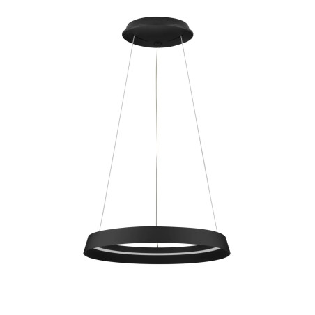 Lampa wisząca okrągła ze ściemniaczem Arpino 45cm LED 2700-3000K czarna