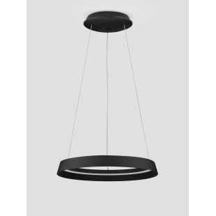 Lampa wisząca okrągła ze ściemniaczem Arpino 45cm LED 2700-3000K czarna