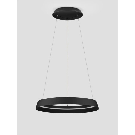 Lampa wisząca okrągła ze ściemniaczem Arpino 45cm LED 2700-3000K czarna