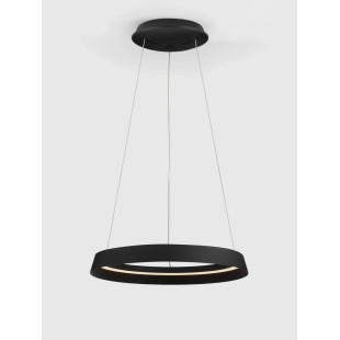 Lampa wisząca okrągła ze ściemniaczem Arpino 45cm LED 2700-3000K czarna