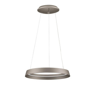 Lampa wisząca okrągła ze ściemniaczem Arpino 45cm LED 2700-3000K szampański brąz