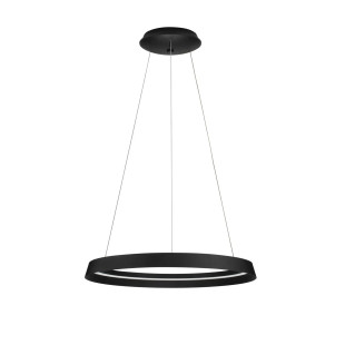 Lampa wisząca okrągła ze ściemniaczem Arpino 60cm LED 2700-3000K czarna