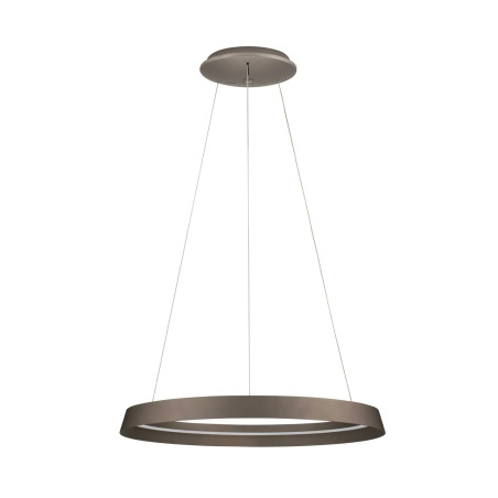 Lampa wisząca okrągła ze ściemniaczem Arpino 60cm LED 2700-3000K szampański brąz