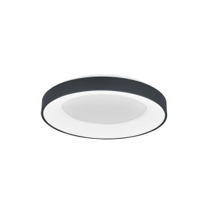 Plafon okrągły z aplikacją sterowania Surdo 60cm Smart CCT LED 3000K - 4000K czarny