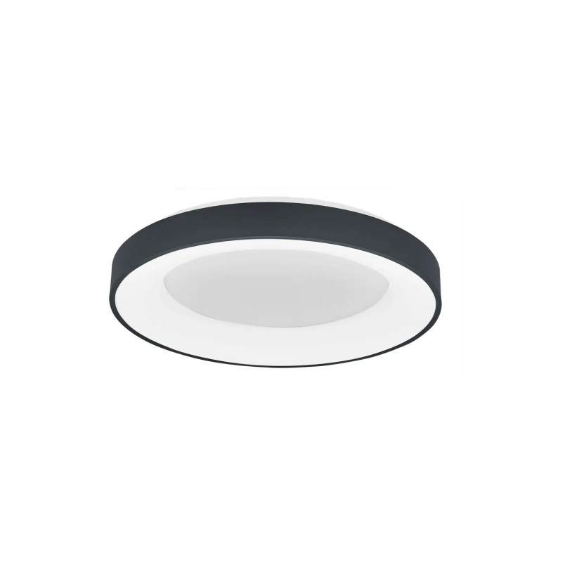 Plafon okrągły z aplikacją sterowania Surdo 60cm Smart CCT LED 3000K - 4000K czarny