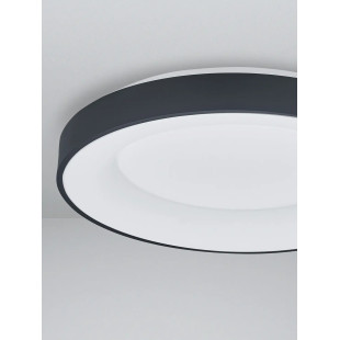 Plafon okrągły z aplikacją sterowania Surdo 60cm Smart CCT LED 3000K - 4000K czarny