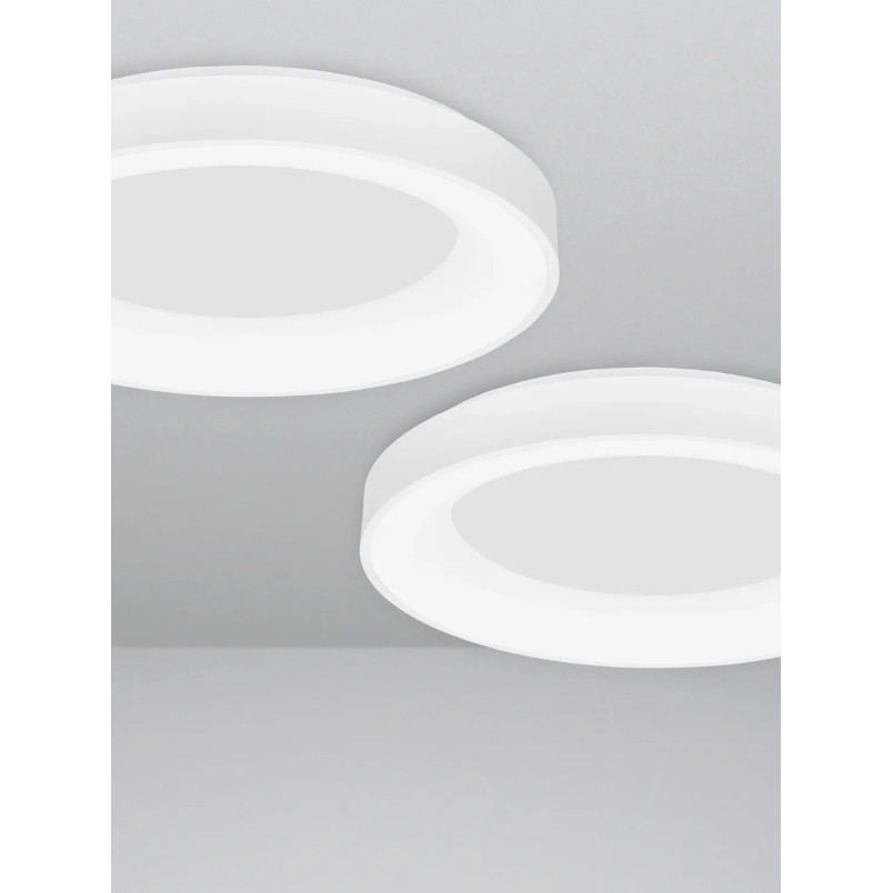 Plafon okrągły z aplikacją sterowania Surdo 60cm Smart CCT LED 3000K - 4000K biały