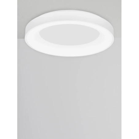 Plafon okrągły z aplikacją sterowania Surdo 60cm Smart CCT LED 3000K - 4000K biały