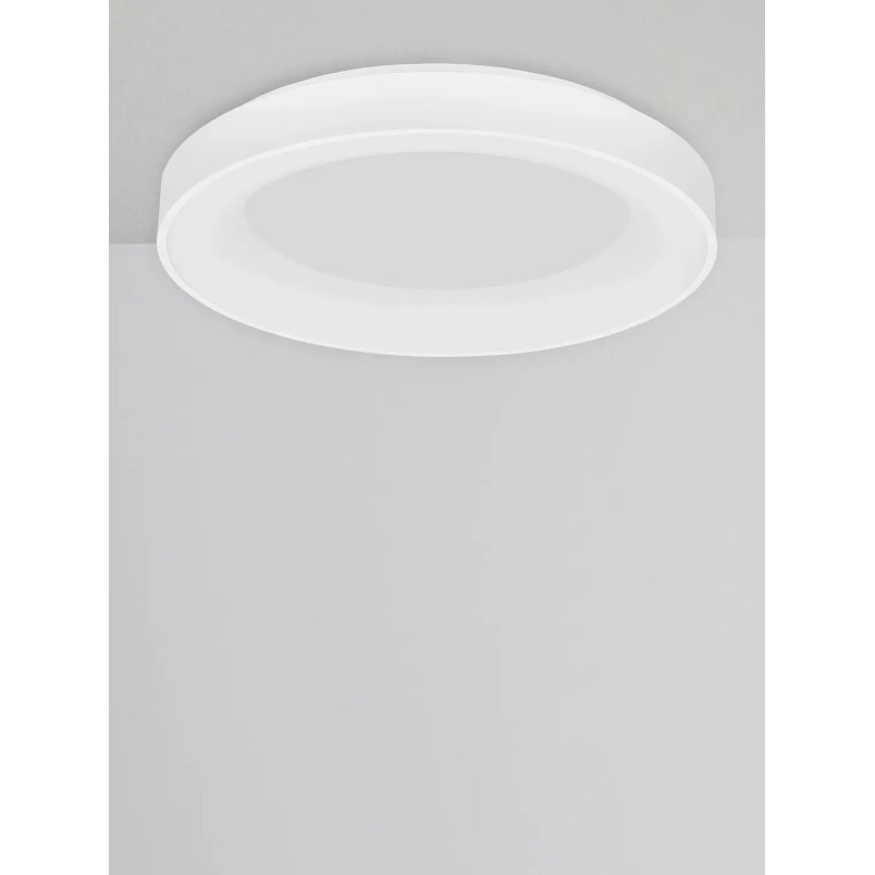 Plafon okrągły z aplikacją sterowania Surdo 60cm Smart CCT LED 3000K - 4000K biały