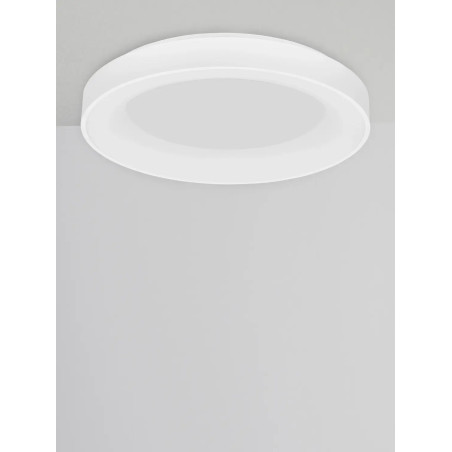 Plafon okrągły z aplikacją sterowania Surdo 60cm Smart CCT LED 3000K - 4000K biały