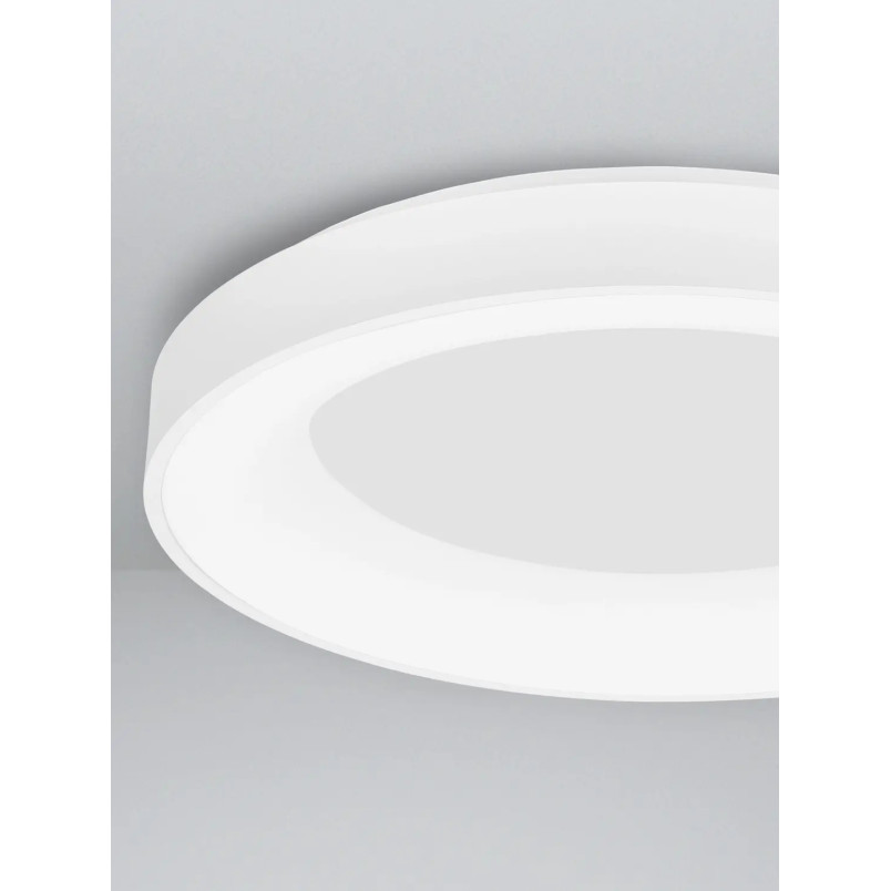 Plafon okrągły z aplikacją sterowania Surdo 60cm Smart CCT LED 3000K - 4000K biały