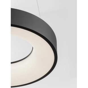 Lampa wisząca ring - ściemniacz triac Surdo Thin 38cm LED 3000K czarna