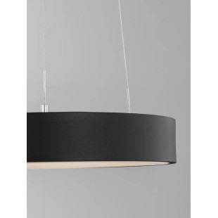 Lampa wisząca ring - ściemniacz triac Surdo Thin 38cm LED 3000K czarna