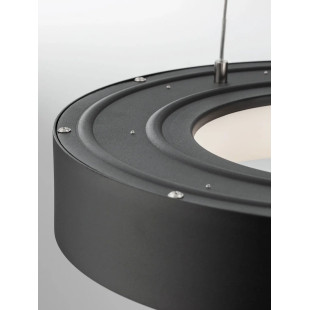 Lampa wisząca ring - ściemniacz triac Surdo Thin 38cm LED 3000K czarna