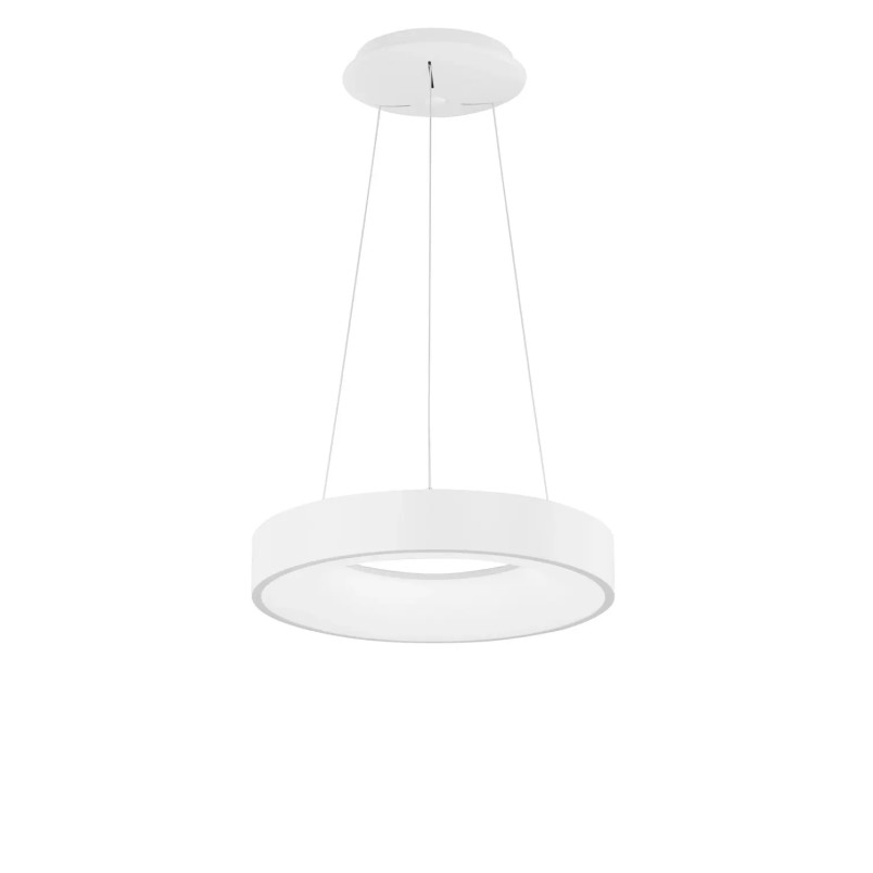Lampa wisząca ring - ściemniacz triac Surdo Thin 38cm LED 3000K biała