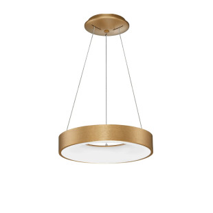 Lampa wisząca ring - ściemniacz triac Surdo Thin 38cm LED 3000K szczotkowane złoto