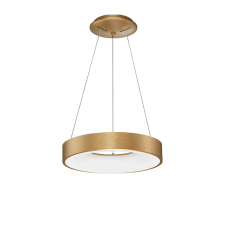 Lampa wisząca ring - ściemniacz triac Surdo Thin 38cm LED 3000K szczotkowane złoto