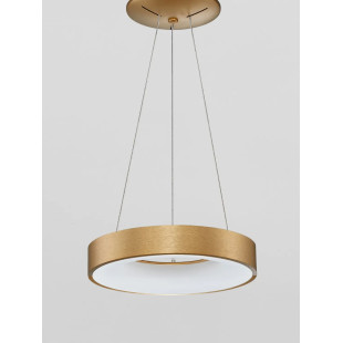 Lampa wisząca ring - ściemniacz triac Surdo Thin 38cm LED 3000K szczotkowane złoto