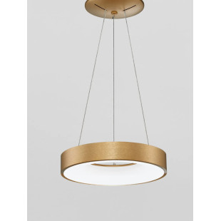 Lampa wisząca ring - ściemniacz triac Surdo Thin 38cm LED 3000K szczotkowane złoto
