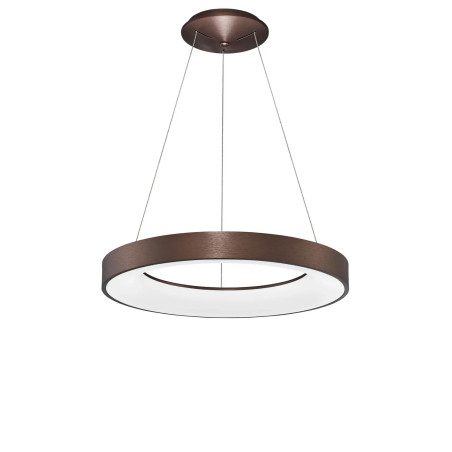 Lampa wisząca ring - ściemniacz triac Surdo Thin 60cm LED 3000K szczotkowany brąz
