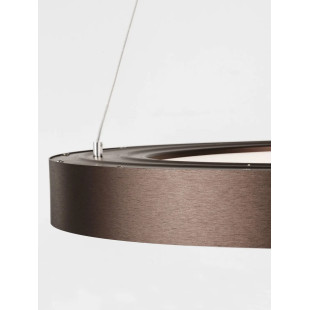 Lampa wisząca ring - ściemniacz triac Surdo Thin 60cm LED 3000K szczotkowany brąz