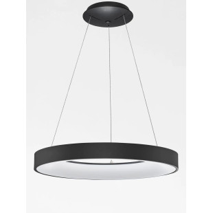 Lampa wisząca ring - ściemniacz triac Surdo Thin 60cm LED 3000K czarna