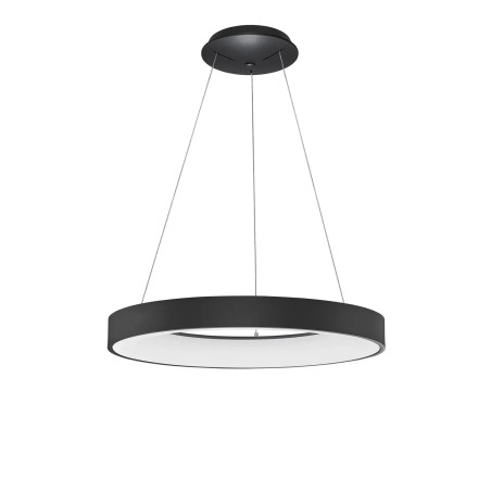 Lampa wisząca ring - ściemniacz triac Surdo Thin 60cm LED 4000K czarna