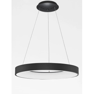 Lampa wisząca ring - ściemniacz triac Surdo Thin 60cm LED 4000K czarna