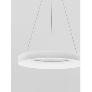 Lampa wisząca ring - ściemniacz triac Surdo Thin 60cm LED 3000K biała