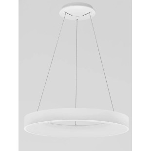 Lampa wisząca ring - ściemniacz triac Surdo Thin 60cm LED 3000K biała