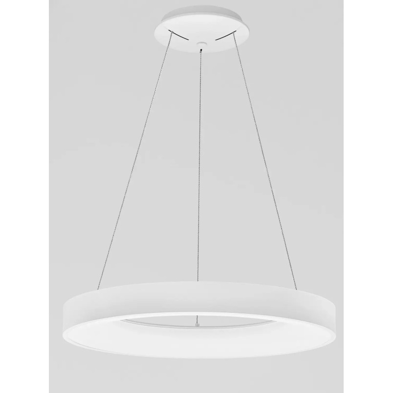 Lampa wisząca ring - ściemniacz triac Surdo Thin 60cm LED 3000K biała