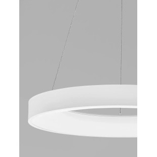 Lampa wisząca ring - ściemniacz triac Surdo Thin 60cm LED 4000K biała